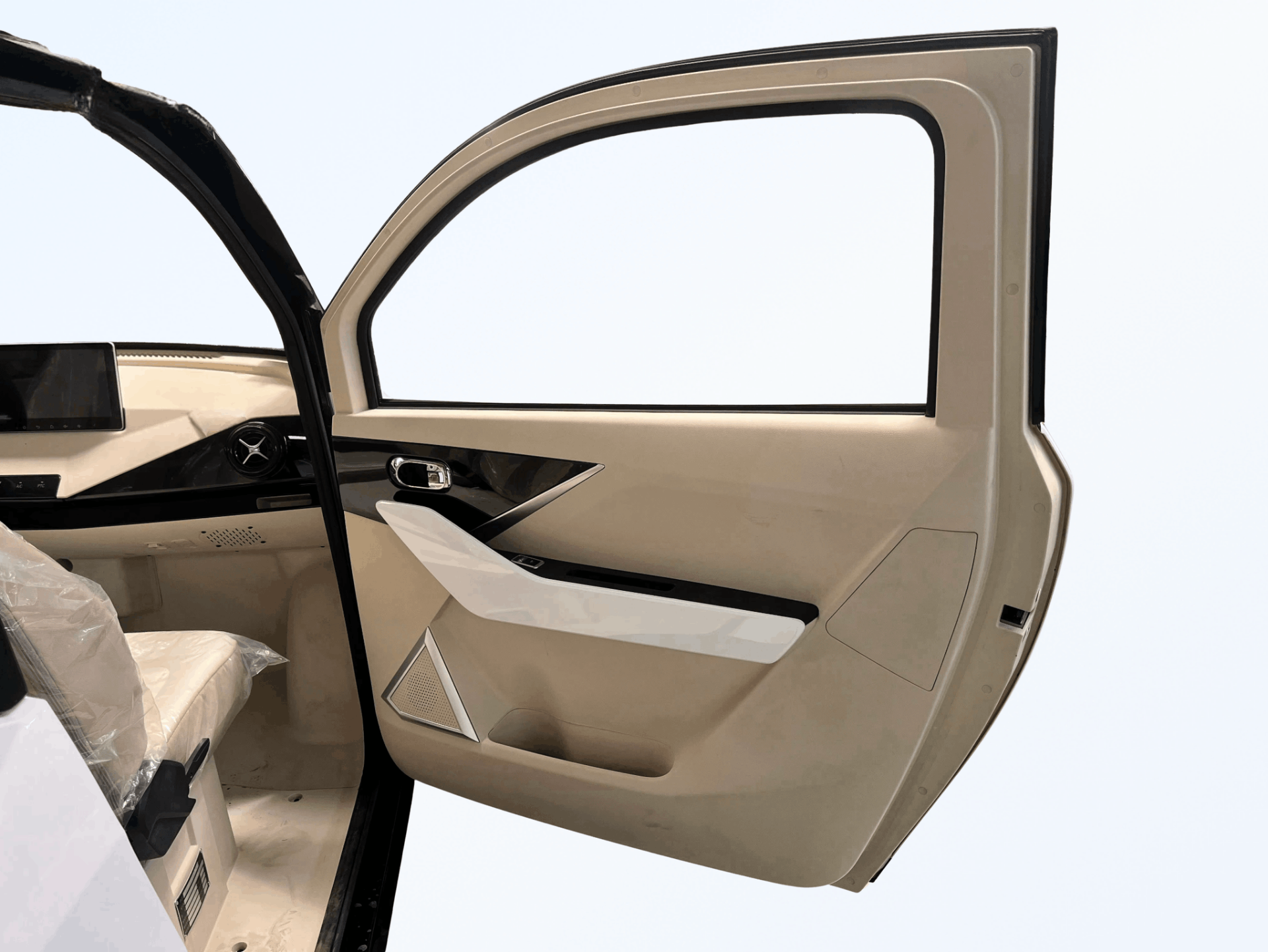 Kleinmobil Microcar City – Türverkleidung und Innenraumdetail